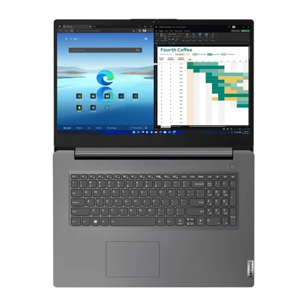 Lenovo Laptop - 17,3 Zoll FHD Display - Intel U300 5 x 4.40 GHz - 16 GB DDR4 RAM - 512 GB SSD - Intel UHD — 3