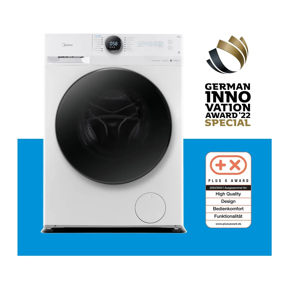 Midea 9 kg Waschmaschine Energieeffizienzklasse A weiß MF200W90WB-14A [Energieklasse A] — 5