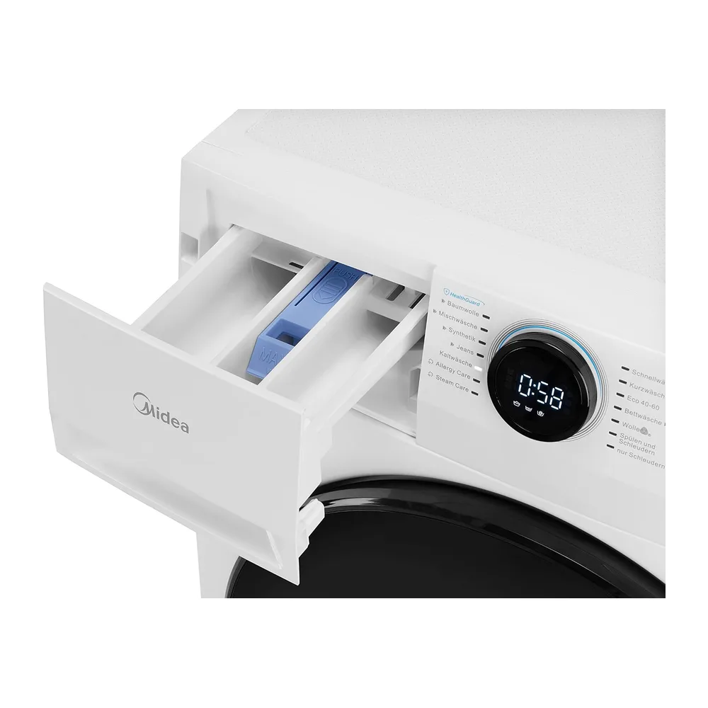 Midea 9 kg Waschmaschine Energieeffizienzklasse A weiß MF200W90WB-14A [Energieklasse A] — 6