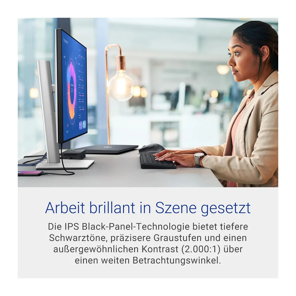 Dell UltraSharp 27 Monitor - U2724D, QHD (2560x1440), 120Hz, IPS Black — 3
