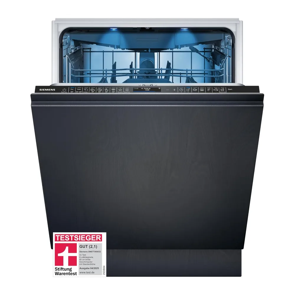 Siemens iQ700 Smarter Vollintegrierter Geschirrspüler 60 cm SN87TX00CE [Energieklasse A]