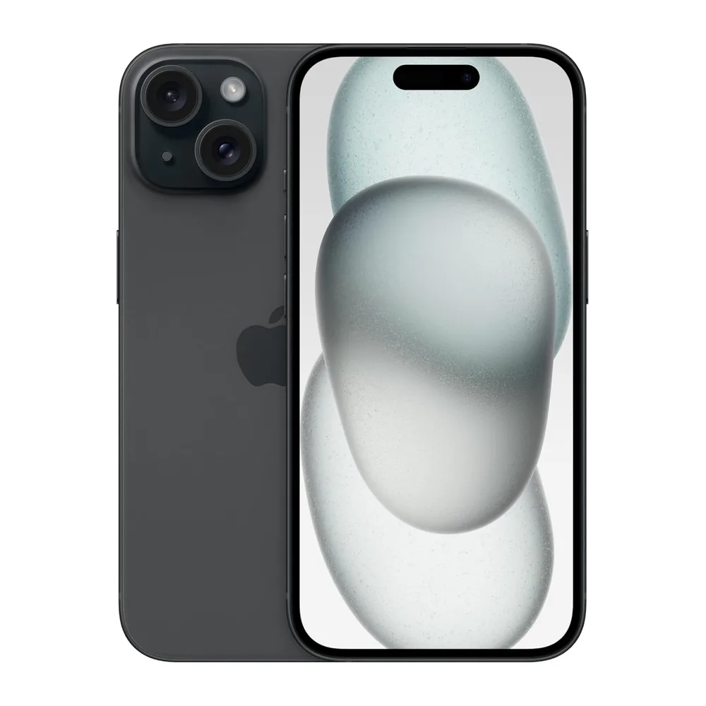Apple iPhone 15 128 GB Schwarz- (Generalüberholt)