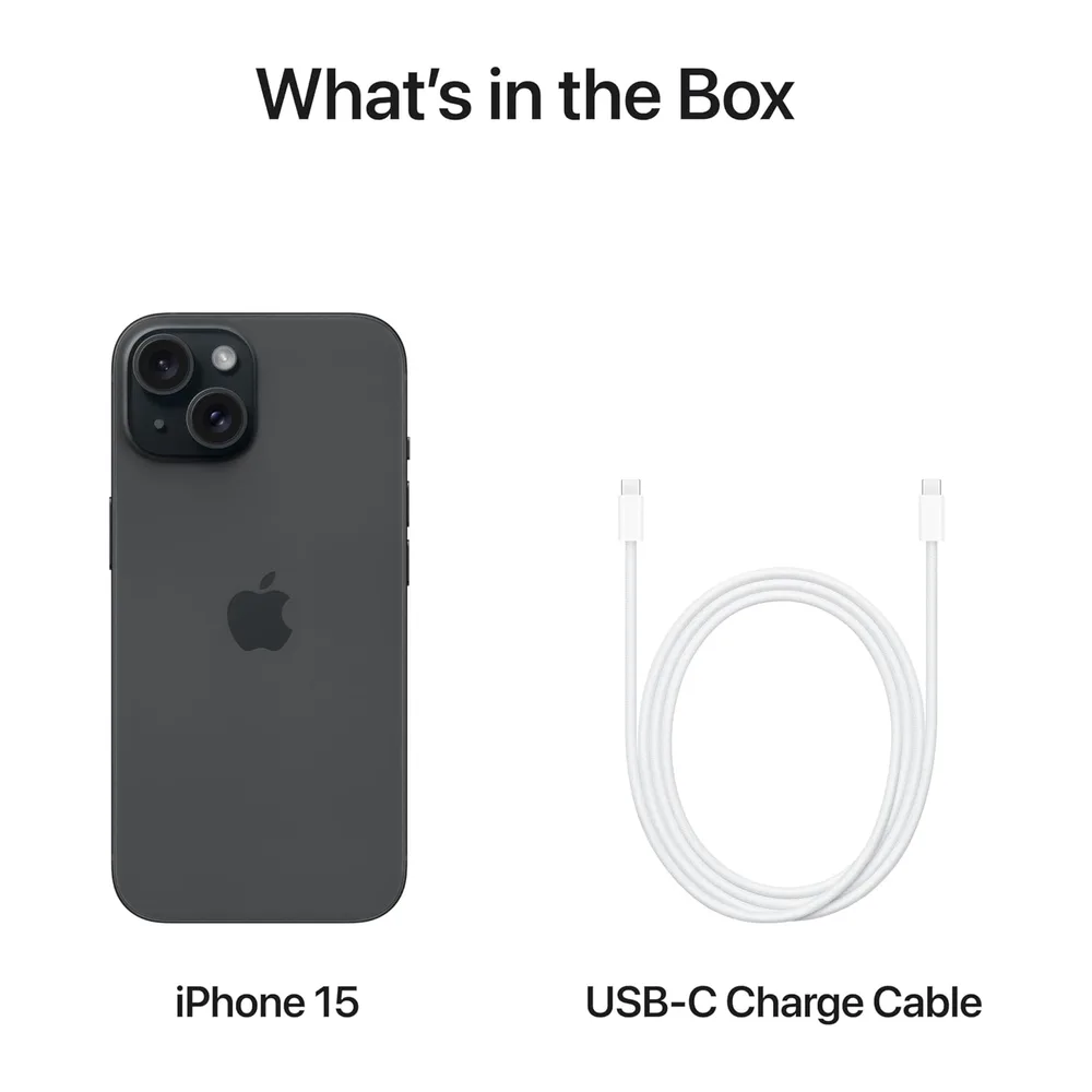 Apple iPhone 15 128 GB Schwarz- (Generalüberholt) — 6