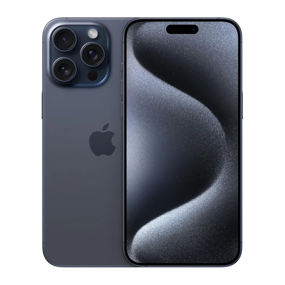 Apple iPhone 15 Pro Max 256 GB - Titan Blau (Generalüberholt)