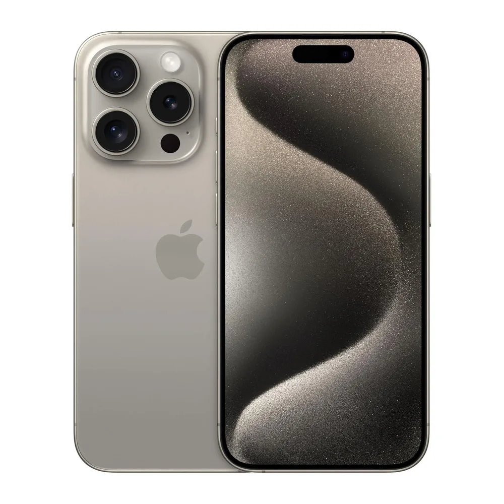 Apple iPhone 15 Pro 256 GB Titan Natur- (Generalüberholt)