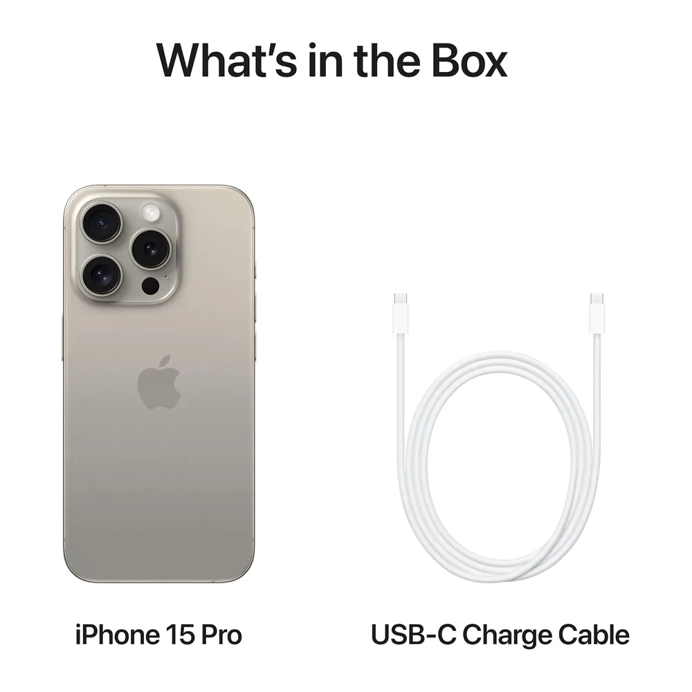 Apple iPhone 15 Pro 256 GB Titan Natur- (Generalüberholt) — 6