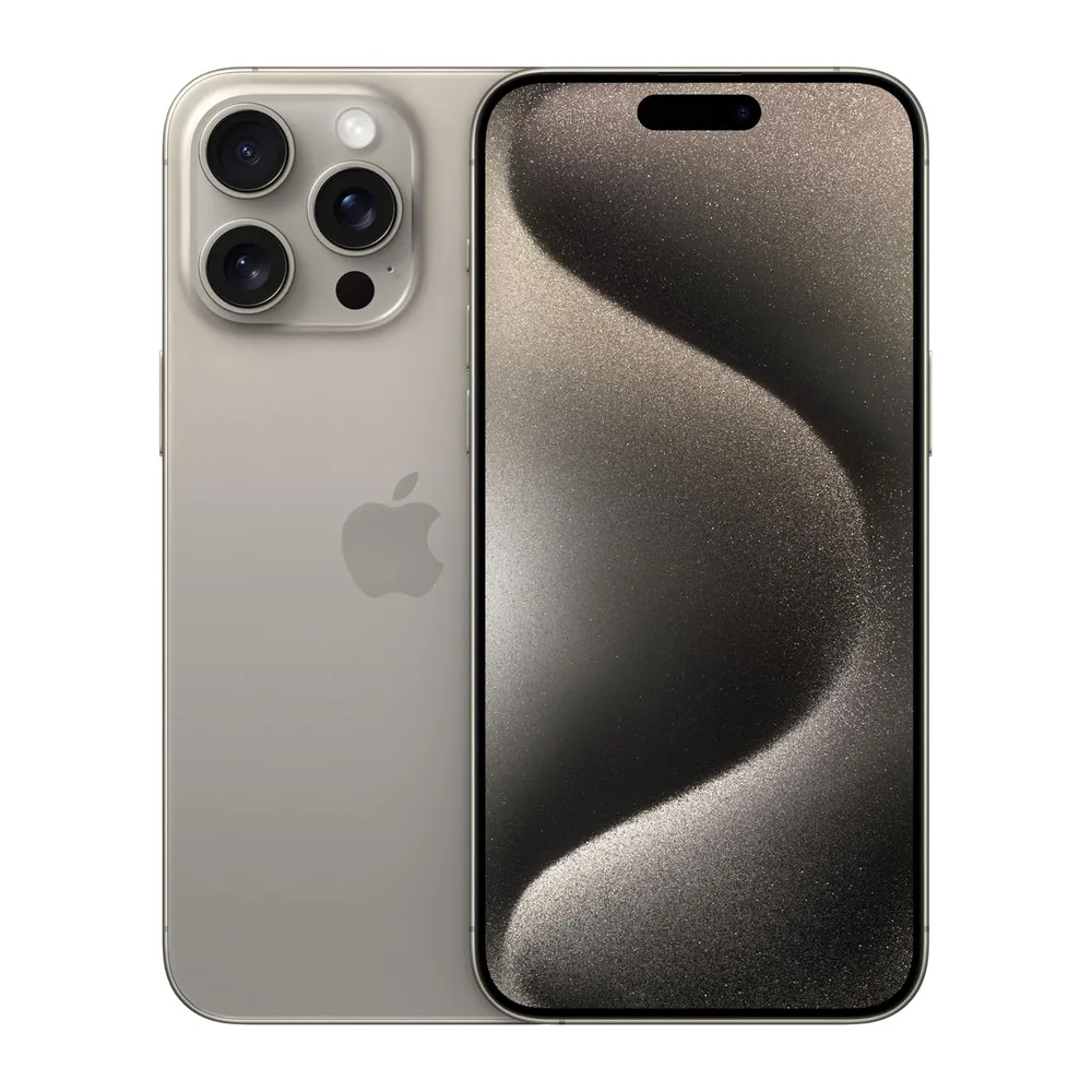 Apple iPhone 15 Pro Max 256 GB - Titan Natur (Generalüberholt)