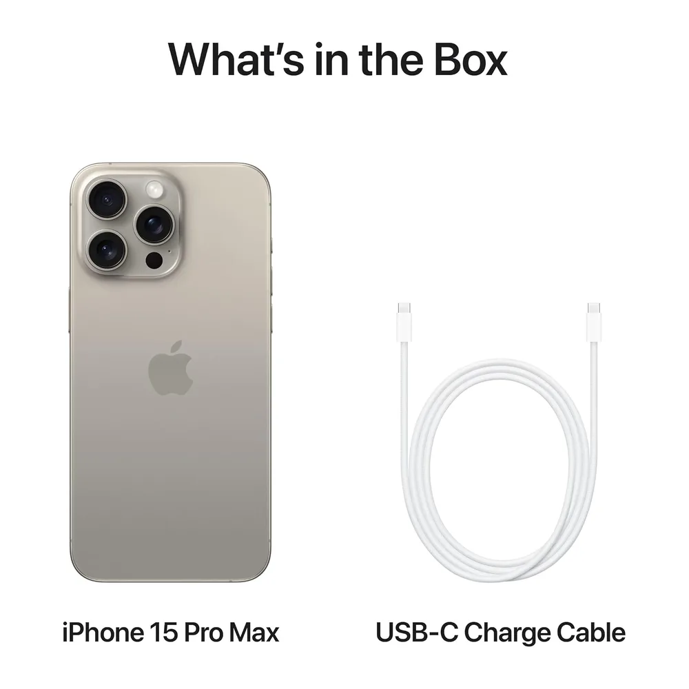 Apple iPhone 15 Pro Max 256 GB - Titan Natur (Generalüberholt) — 6
