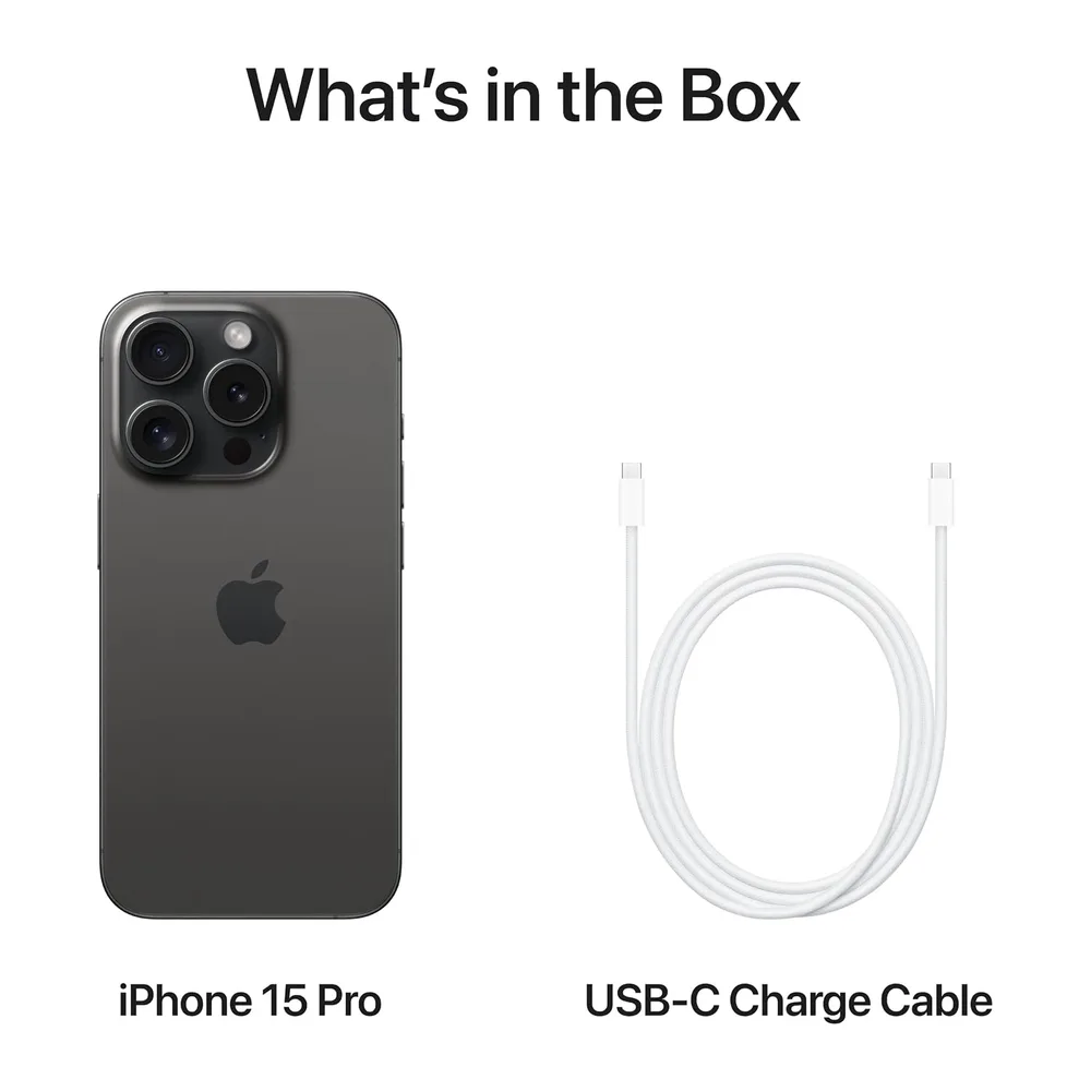 Apple iPhone 15 Pro 256 GB - Titan Schwarz (Generalüberholt) — 6