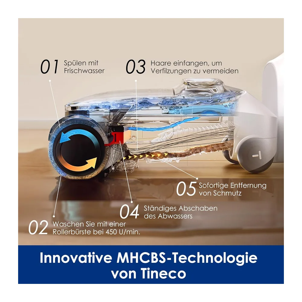 Tineco Floor One Stretch S6 Nass Trockensauger — 4