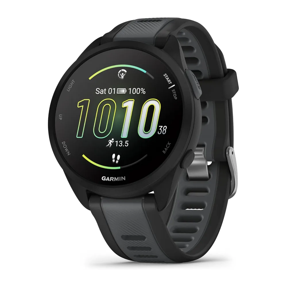 Garmin Forerunner 165 Music 43mm - Lauf-Smartwatch, 1,2" AMOLED Touchscreen, bis zu 11 Tage Akkulaufzeit, 25+