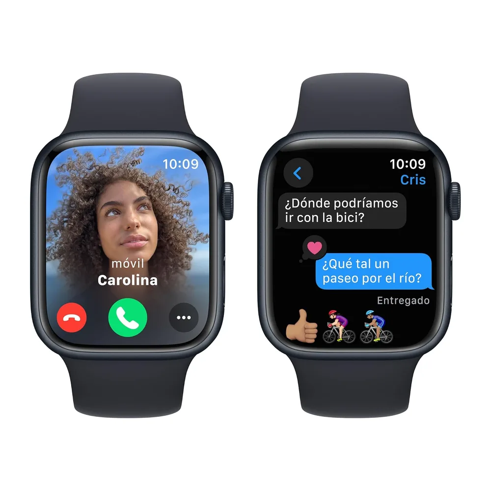 Apple Watch Series 9 (GPS, 45MM) - Aluminiumgehäuse Mitternacht mit Sportarmband Mitternacht, M/L — 4