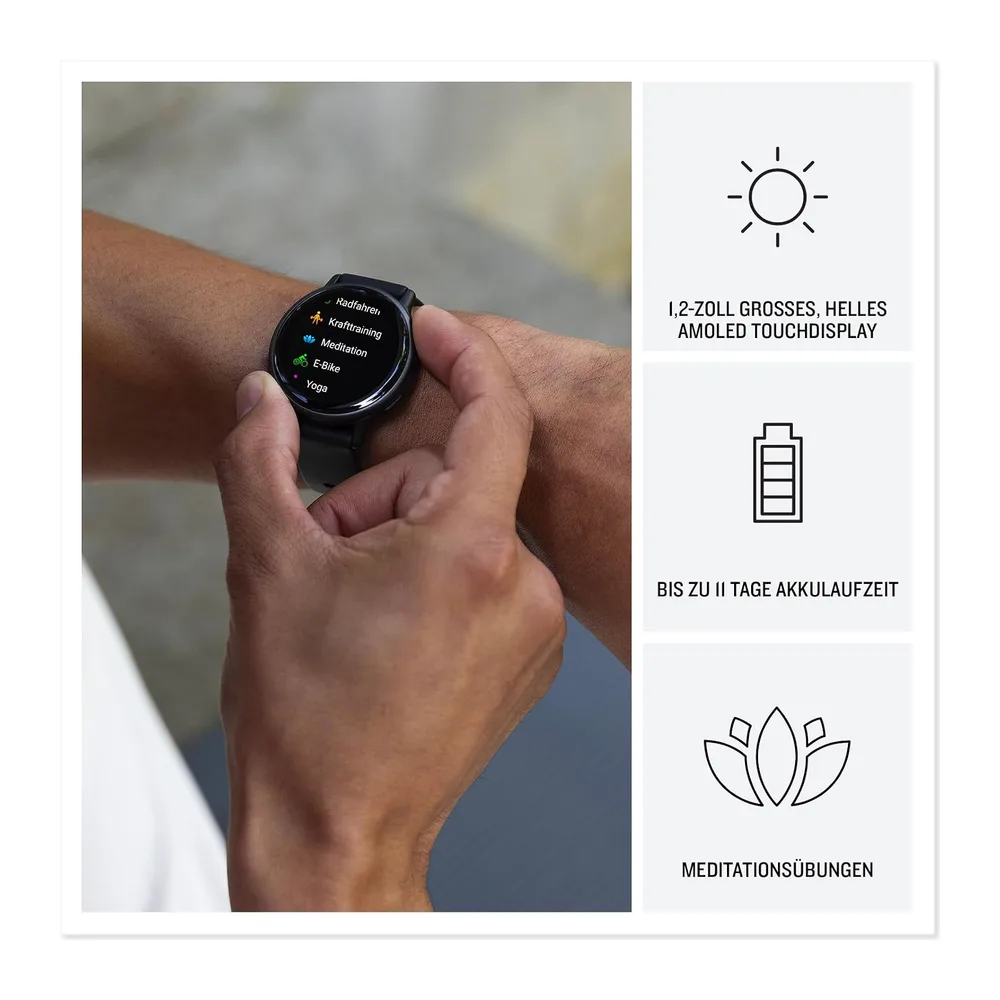 Garmin Vivoactive 5 renewed - AMOLED GPS Smartwatch mit Fitness- und Gesundheistfunktion, Musik, — 3