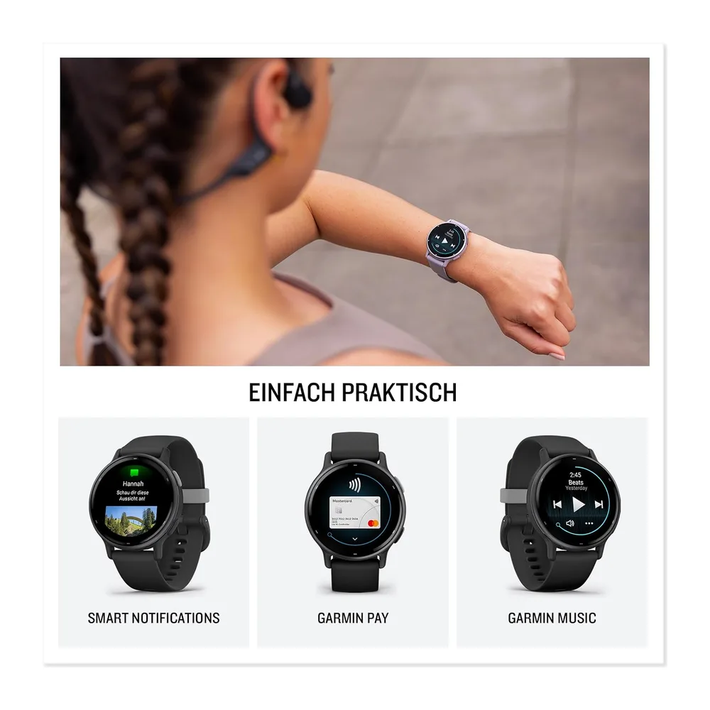 Garmin Vivoactive 5 renewed - AMOLED GPS Smartwatch mit Fitness- und Gesundheistfunktion, Musik, — 5