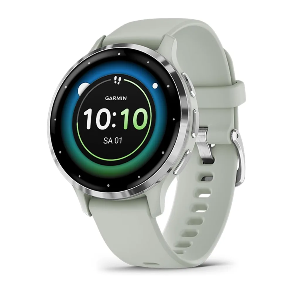 Garmin [renewed] Venu 3S – GPS-Fitness-Smartwatch mit Bluetooth Telefonie und Sprachassistenz, Ultrascharfes