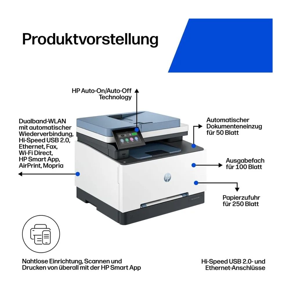 HP Color LaserJet Pro MFP 3302sdwg Multifunktions-Farblaserdrucker — 3