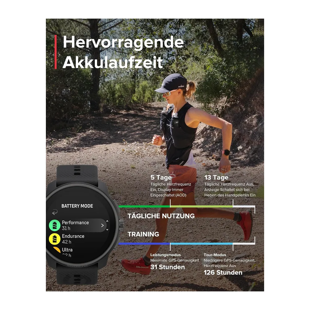 SUUNTO Race S GPS-Sportuhr, 1,3-Zoll-AMOLED-Display, 95+ Sportmodi — 3
