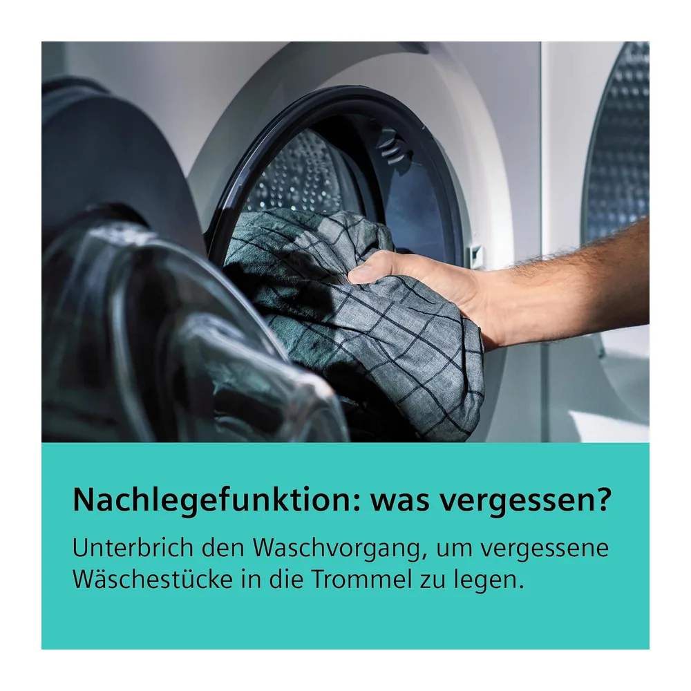Siemens iQ500 Smarte Waschmaschine unterbaufähig 9 kg WU14UT42 [Energieklasse A] — 6