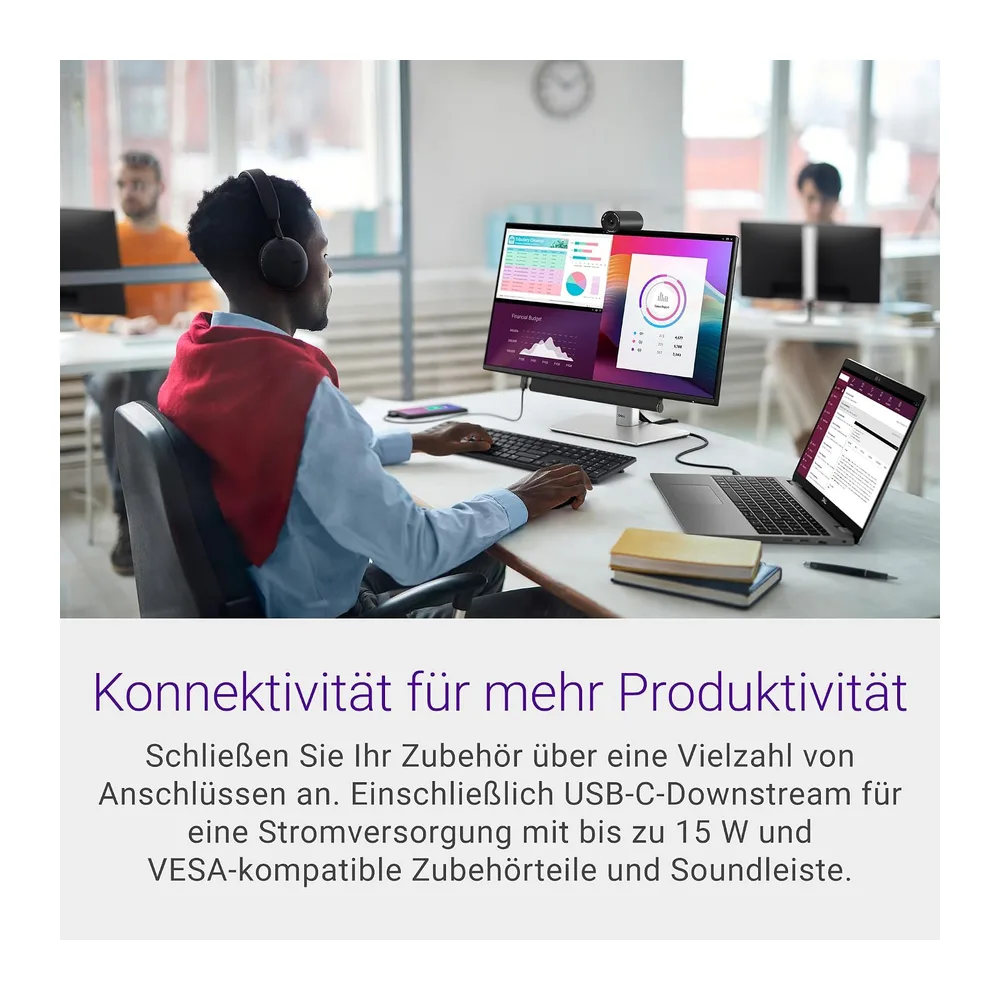 Dell P2425H 24 Zoll Full HD (1920x1080) Monitor — 3
