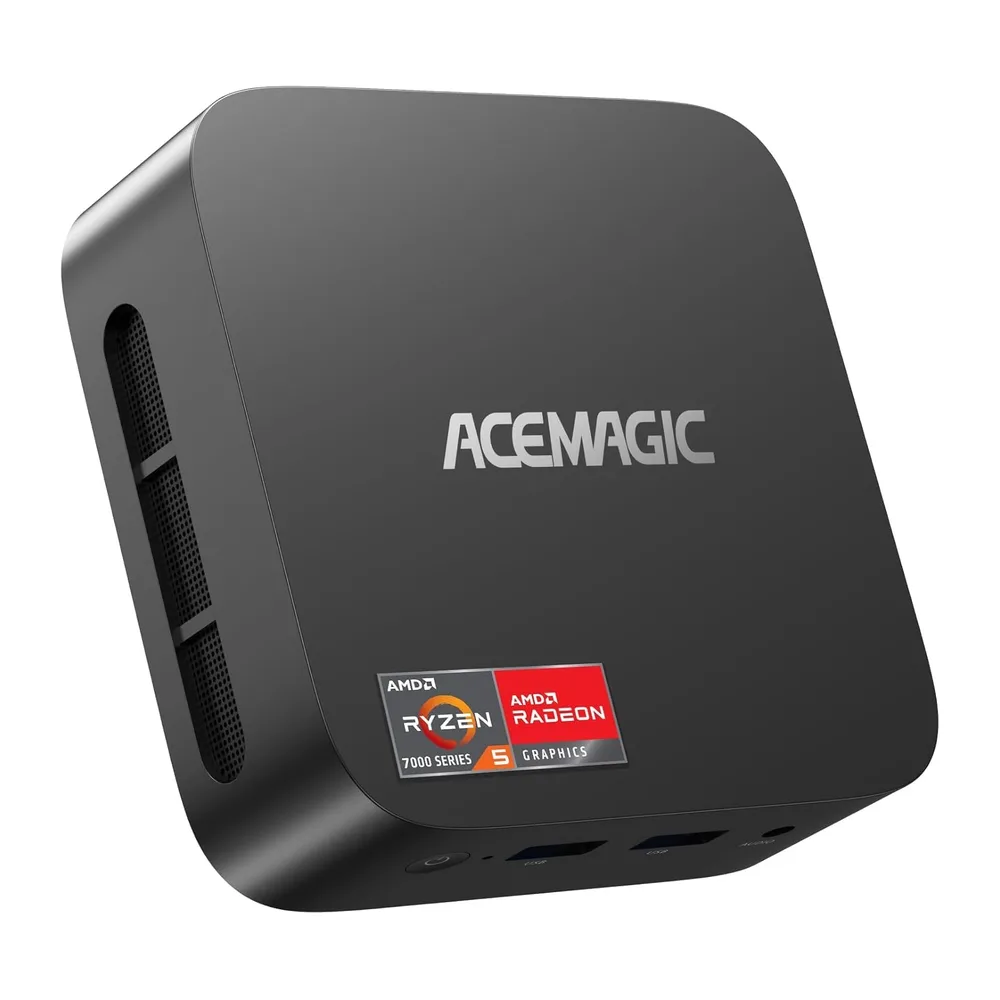 ACEMAGICIAN K1 Mini PC,AMD Ryzen 5 7430U (6C/12T),16GB LPDDR4 512GB M.2 SSD