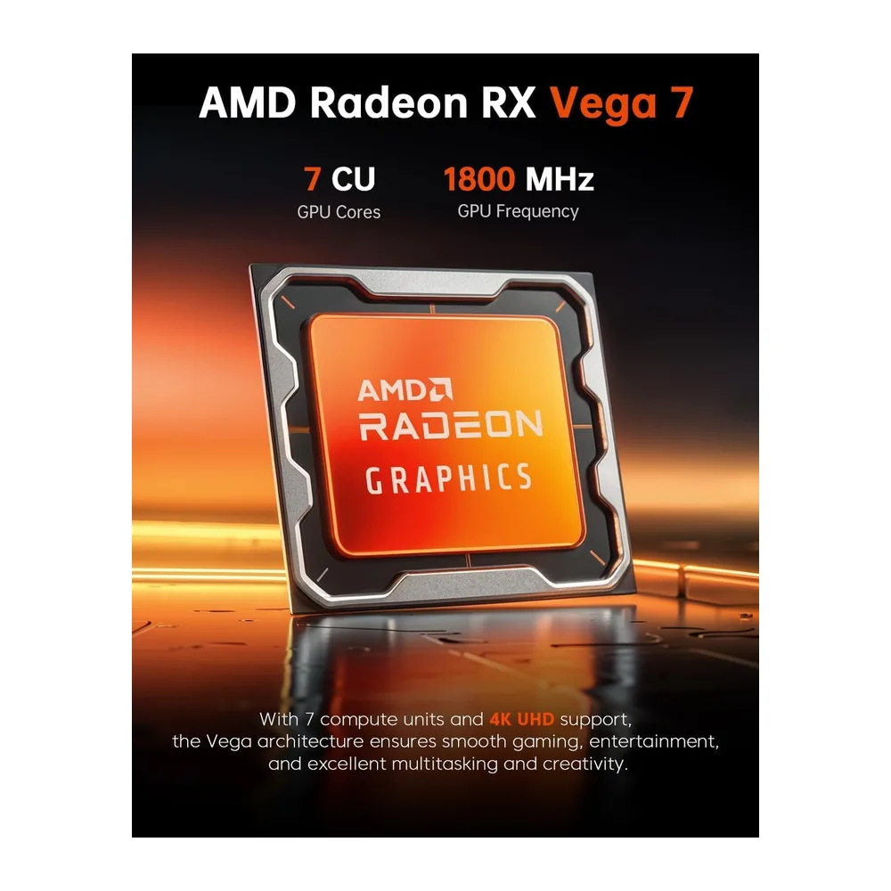 ACEMAGICIAN K1 Mini PC,AMD Ryzen 5 7430U (6C/12T),16GB LPDDR4 512GB M.2 SSD — 5