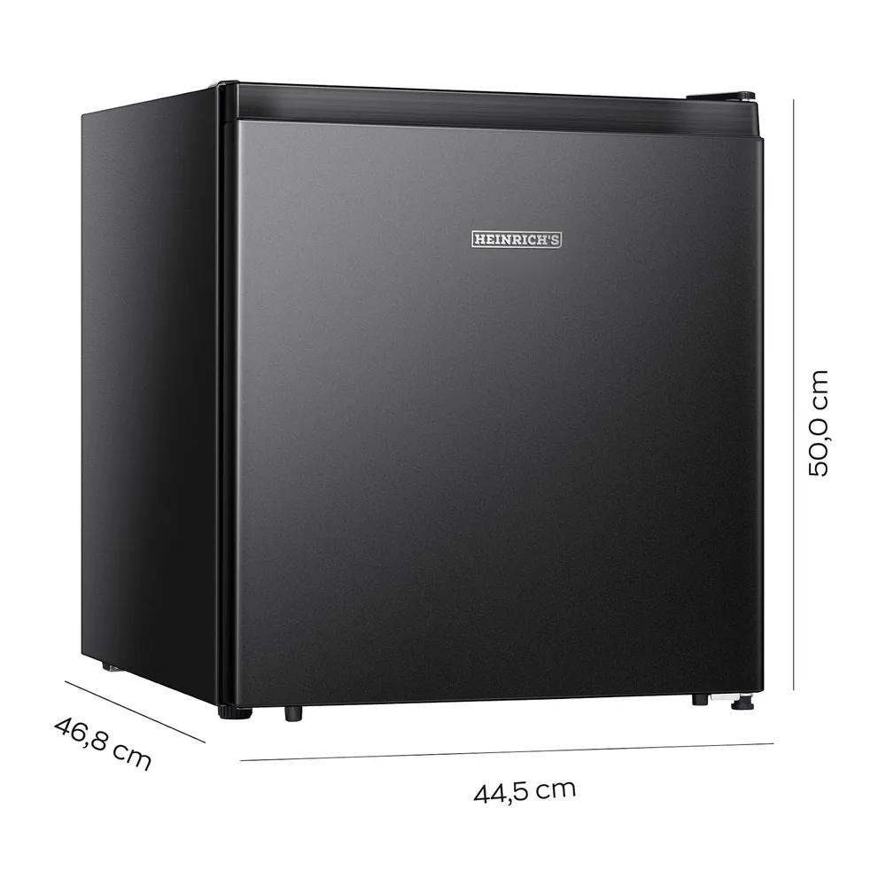 HEINRICHS Getränkekühlschrank 45L klein kompakt leise: 39db mit Kühlfach Mini-Bar; Tisch-Kühlschrank; Mini — 5