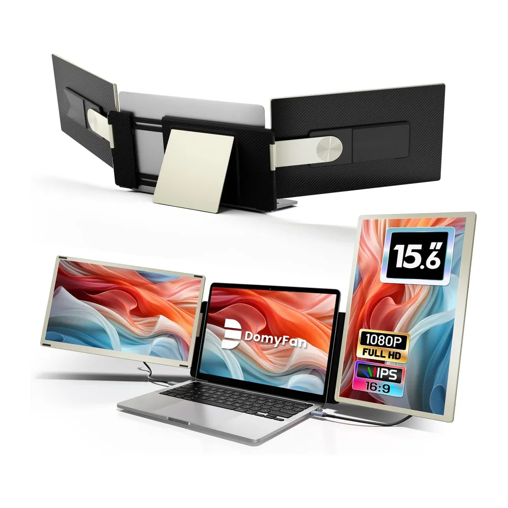 domyfan 15.6" Laptop Bildschirm Extender für alle Laptops