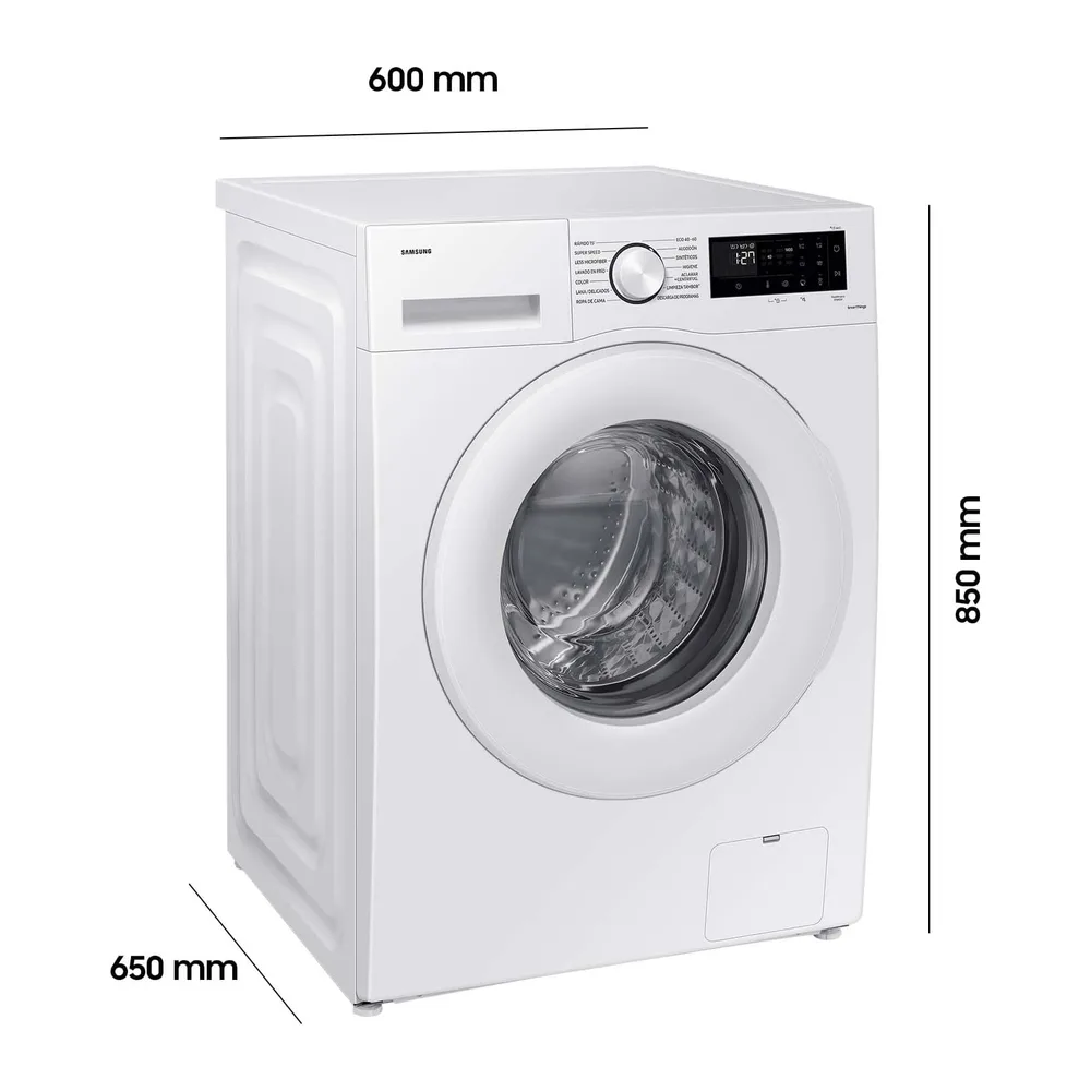 Samsung WW11DG5B25TEEG Waschmaschine, 11 kg, 1.400 U/min, Extra energiesparend, EEK: A (-10%), AI Ecobubble, — 2
