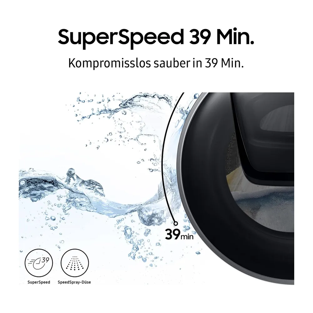 Samsung WW11DG5B25TEEG Waschmaschine, 11 kg, 1.400 U/min, Extra energiesparend, EEK: A (-10%), AI Ecobubble, — 6