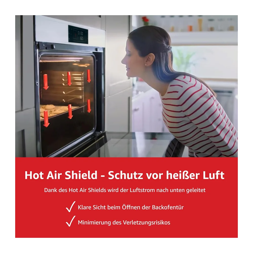 Telefunken ECHS65A-B2 Einbauherd-Set Elektro-Herd-Kochfeld-Kombination [Energieklasse A] — 4