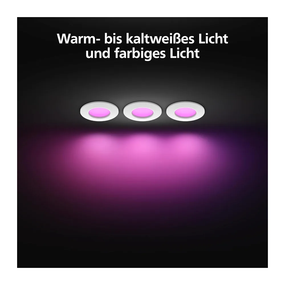 Philips Hue Smart Slim Einbauleuchte 3er Pack — 2