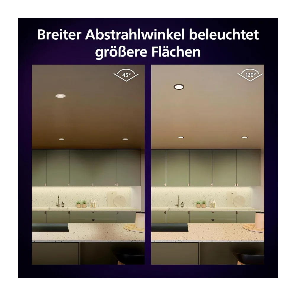Philips Hue Smart Slim Einbauleuchte 3er Pack — 3