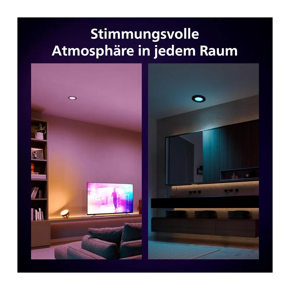 Philips Hue Smart Slim Einbauleuchte 3er Pack — 5