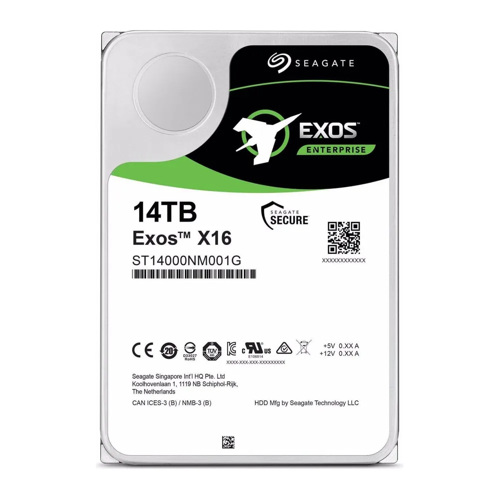 Seagate Exos X16 14TB Interne Server Festplatte ST14000NM001G 3,5 Zoll HDD SATA 6Gb/s 7200RPM 256MB Cache — 2