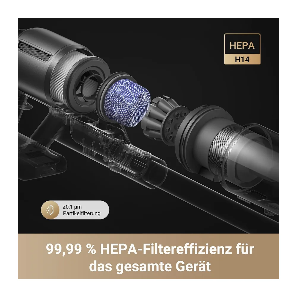 dreame Z30 Akku-Staubsauger, 28 000 Pa/310 AW, CelesTect™ LED-Beleuchtung — 3