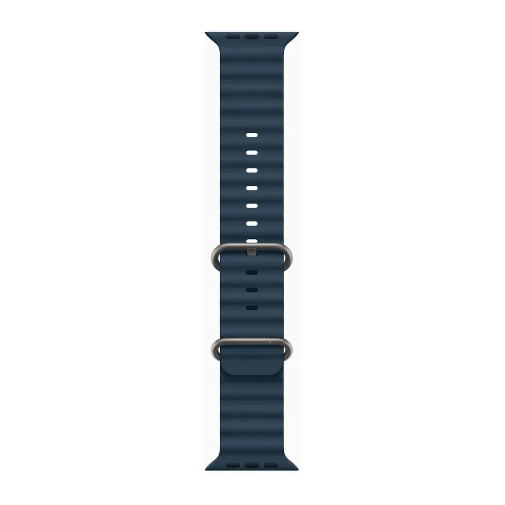 Apple Watch Ultra 2 [GPS + Cellular, 49MM] Titangehäuse mit Ocean Armband Blau - One Size (Generalüberholt) — 3