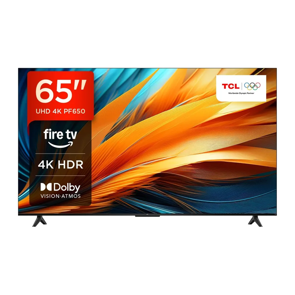 TCL 65PF650 65-Zoll 4K Ultra HD, HDR TV, Smart LED Fire TV (Dolby Vision, Dolby Atmos, DTS, HDR 10, Alexa
