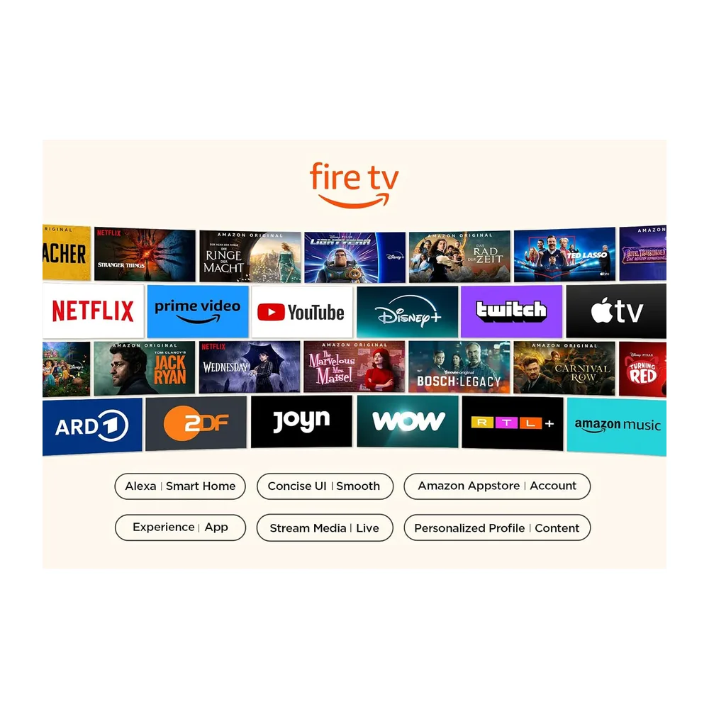TCL 65PF650 65-Zoll 4K Ultra HD, HDR TV, Smart LED Fire TV (Dolby Vision, Dolby Atmos, DTS, HDR 10, Alexa — 4