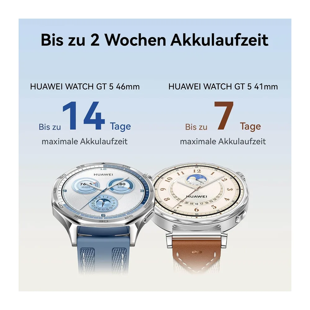 HUAWEI Watch GT 5 Smartwatch, GPS Fitnessuhr, 46 mm, Schwarz — 6