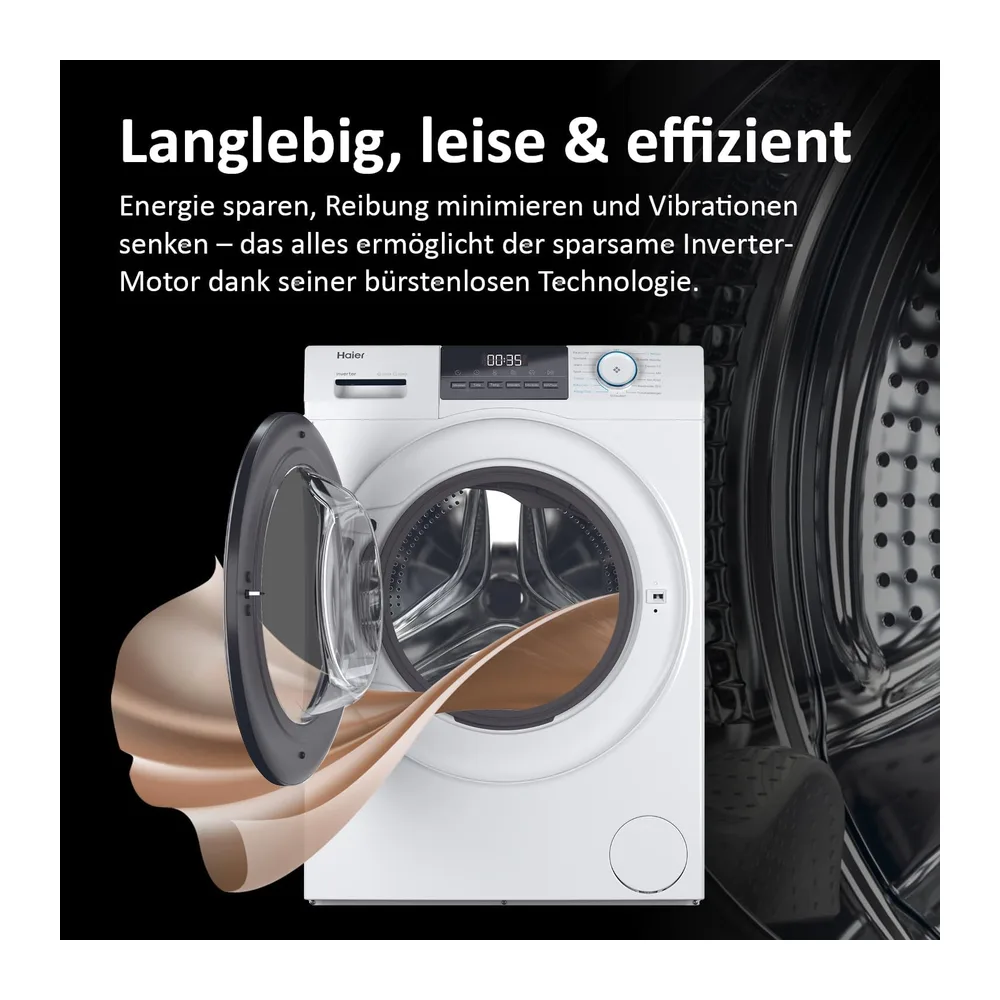 Haier Frontlader Waschmaschine 8kg I-PRO Serie 1 HW80-BP14929 [Energieklasse A] — 5