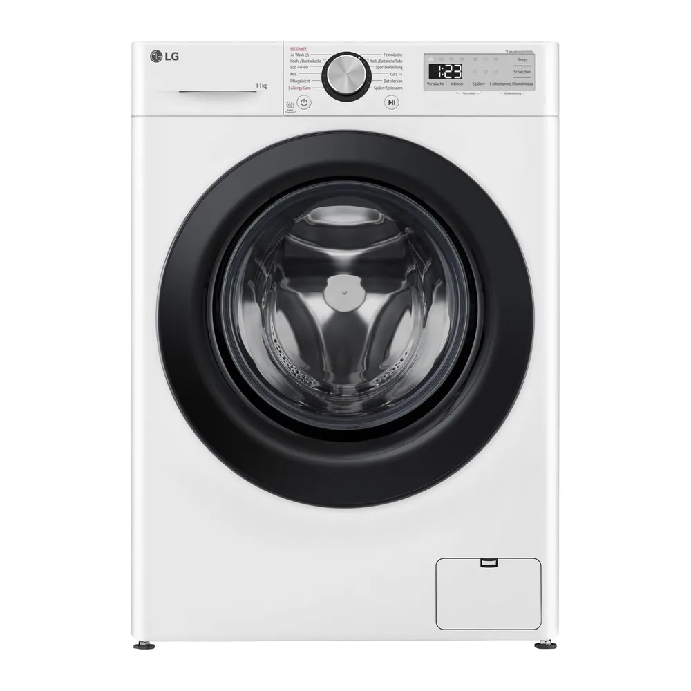 LG F4WR4911P Waschmaschine, Frontlader, 11 kg, 1350 U/Min, AI DD, Steam, 6 Motion, Inverter Direct Drive,