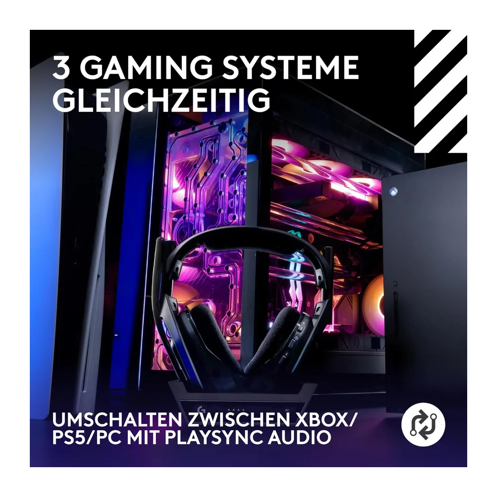 Logitech G Astro A50 Lightspeed, Kabelloses Gaming-Headset + Basisstation — 2