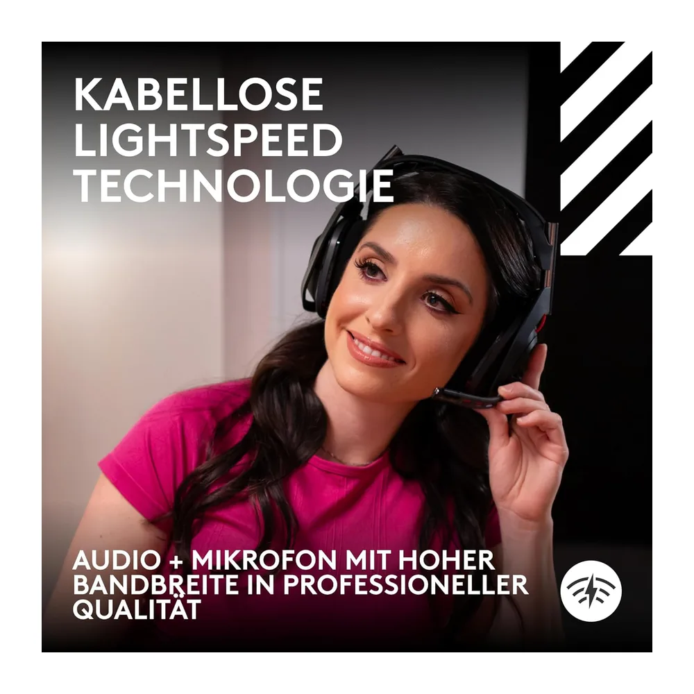 Logitech G Astro A50 Lightspeed, Kabelloses Gaming-Headset + Basisstation — 4