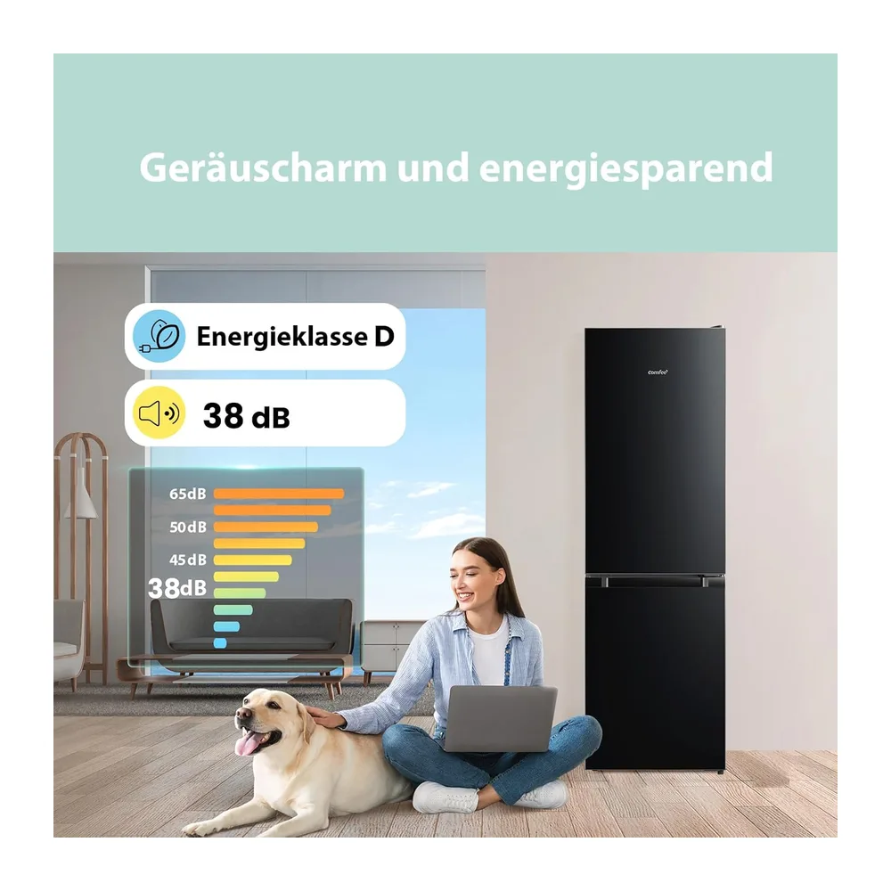 Comfee 174L Kühl-Gefrierkombination,EEK D — 2