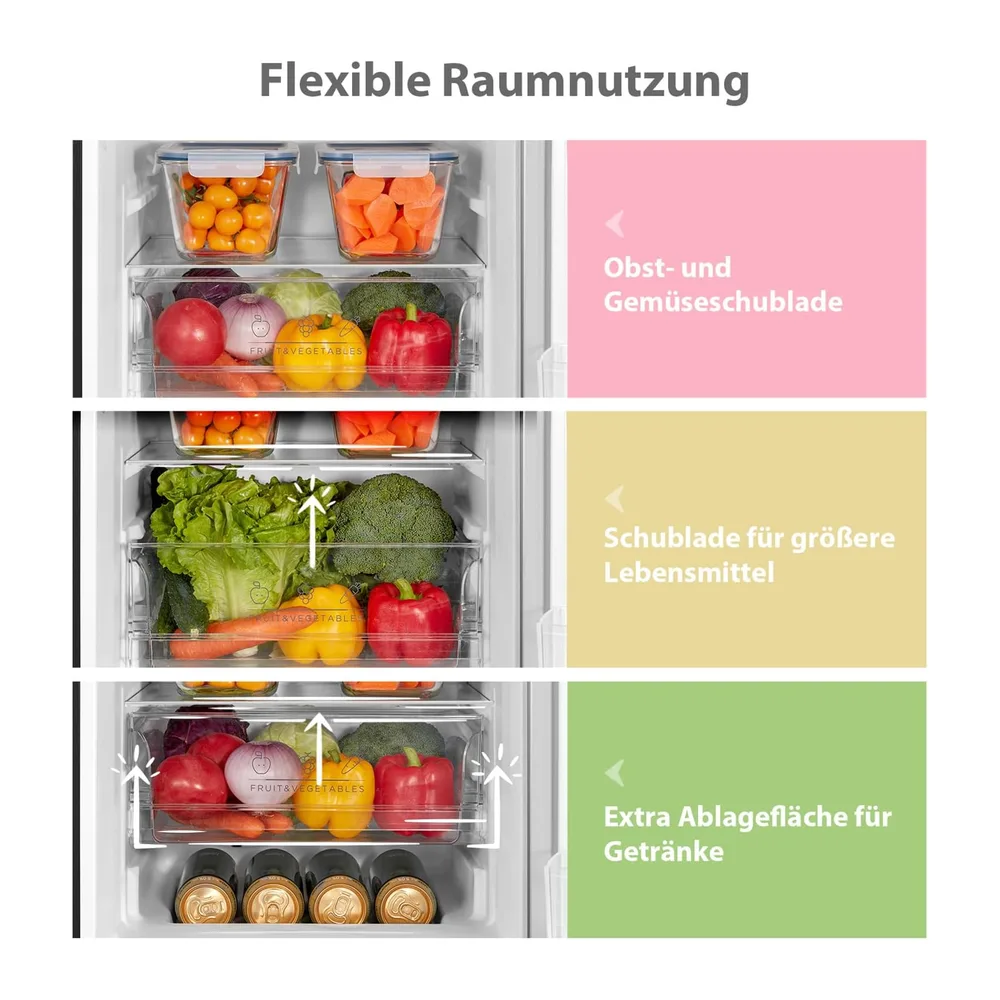 Comfee 174L Kühl-Gefrierkombination,EEK D — 4