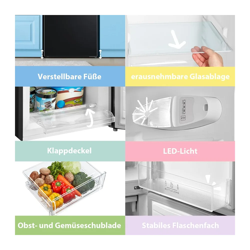 Comfee 174L Kühl-Gefrierkombination,EEK D — 5