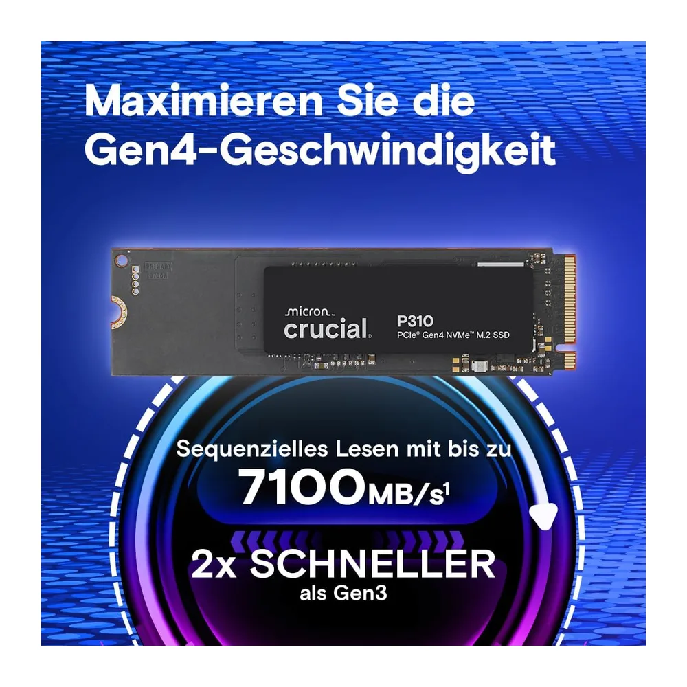 Crucial P310 SSD 1TB M.2 2280 PCIe Gen4 NVMe — 2