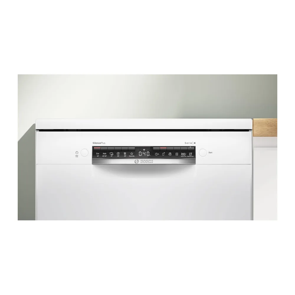 Bosch SMS4EVW08E, Serie 4, Smarter Geschirrspüler Freistehend 60 cm, Besteckschublade, Rackmatic, — 3