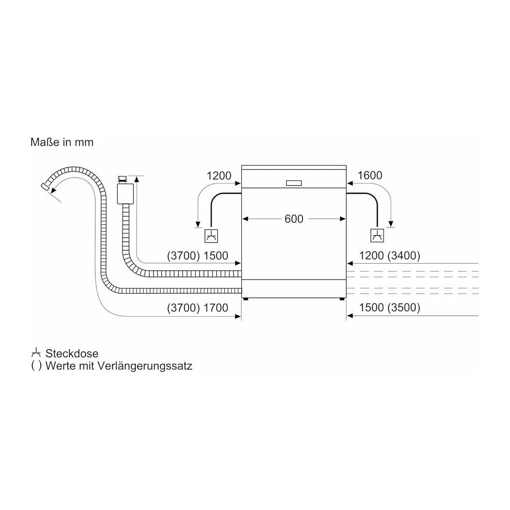 Bosch SMS4EVW08E, Serie 4, Smarter Geschirrspüler Freistehend 60 cm, Besteckschublade, Rackmatic, — 5