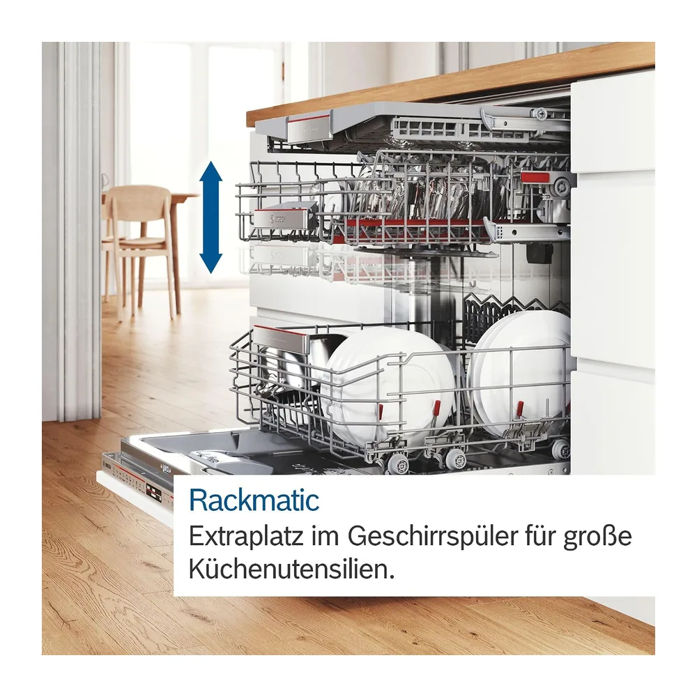 Bosch SMS4EVW08E, Serie 4, Smarter Geschirrspüler Freistehend 60 cm, Besteckschublade, Rackmatic, — 6